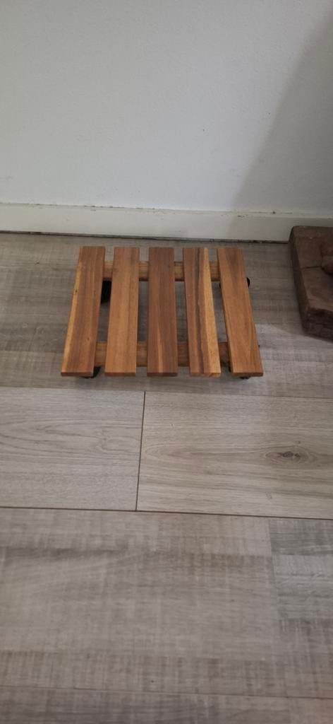 plantentrolley z.g.a.n hout, Ophalen, Zo goed als nieuw, Rond, Hout