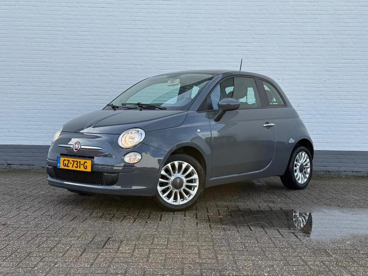 Fiat 500 1.2  lounge, Auto's, Fiat, Particulier, Benzine, B, Hatchback, Handgeschakeld, Geïmporteerd, Zilver of Grijs, Voorwielaandrijving