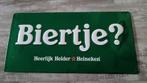 Heineken reclamebord Biertje, Verzamelen, Merken en Reclamevoorwerpen, Ophalen, Gebruikt, Reclamebord