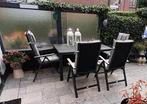 Tuinset (bijna nieuw), Ophalen, 4 zitplaatsen, Eettafel, Aluminium