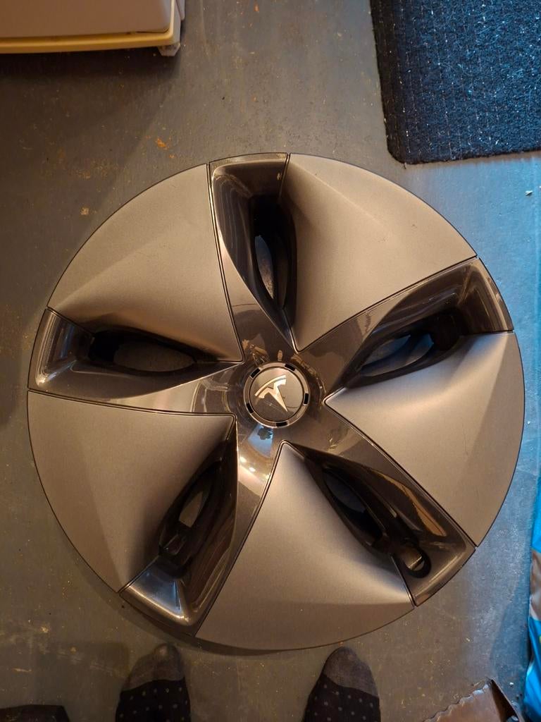 Tesla Model 3 aero wieldoppen, Auto diversen, Wieldoppen, Ophalen of Verzenden