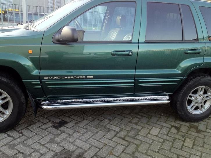 Jeep Grand Cherokee Sidebars met rvs trede, Auto diversen, Tuning en Styling