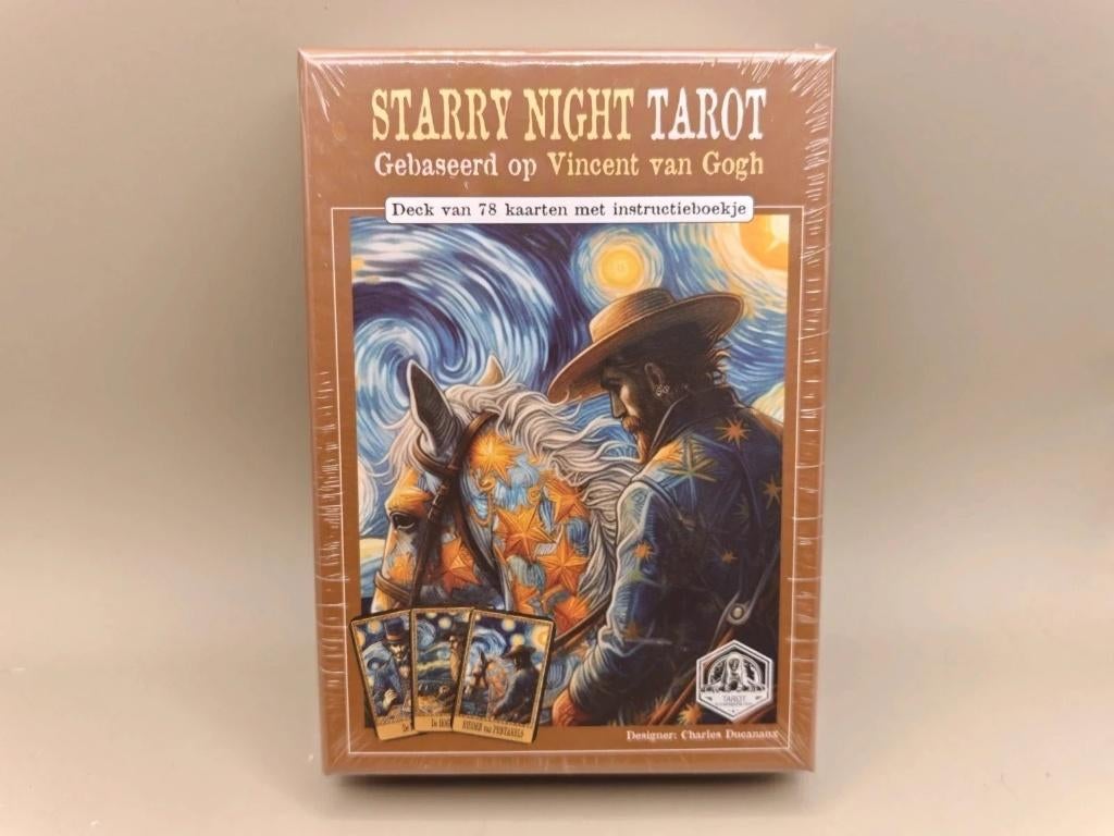 Starry night tarot Vincent van Gogh 78 tarotkaarten, Overige typen, Ophalen of Verzenden, Zo goed als nieuw, Tarot of Kaarten leggen