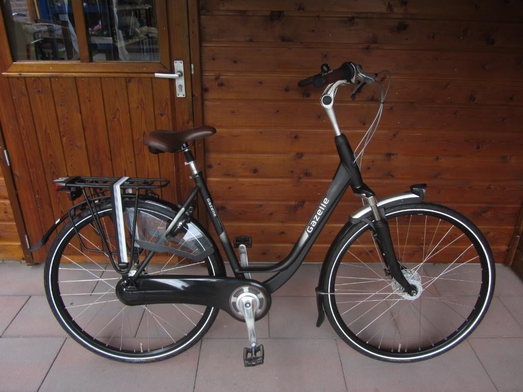 Gazelle Orange C7 Plus Damesfiets, 7 Versn. Framemaat 53, Ophalen, 53 tot 56 cm, Versnellingen, Zo goed als nieuw