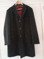 Zwarte wollen heren jas maat 50, Kleding | Heren, Ophalen of Verzenden, Zo goed als nieuw, Maat 48/50 (M), Zwart