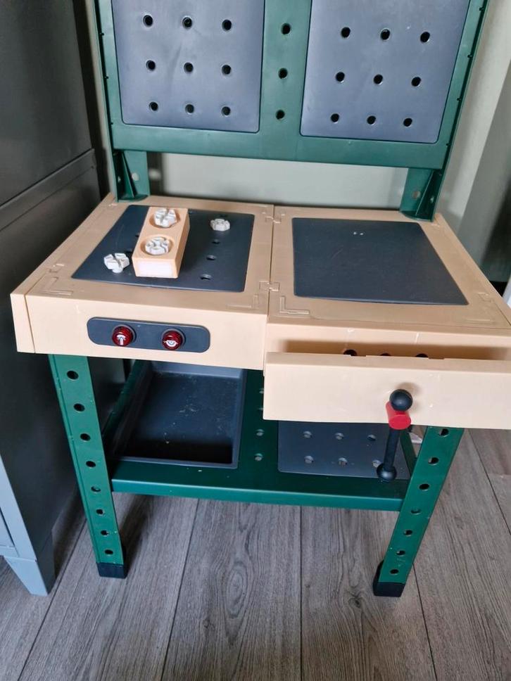 Gereedschap speelgoed bank, Kinderen en Baby's, Speelgoed | Overig, Zo goed als nieuw, Jongen of Meisje, Ophalen