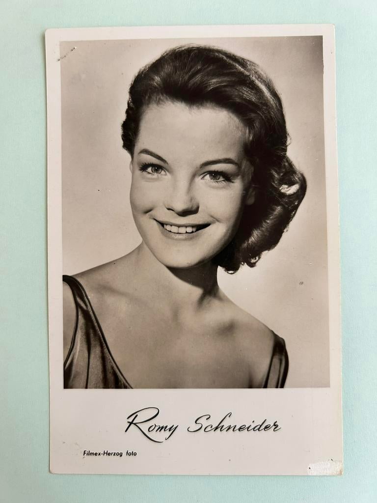 Romy Schneider, Verzamelen, Ophalen of Verzenden, 1960 tot 1980, Ongelopen, Sterren en Beroemdheden