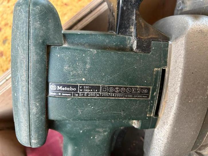 Metabo Vlakschuurmachine Sr E 285 - Gebruikt, Ophalen, Gebruikt, Minder dan 600 watt, Vlakschuurmachine