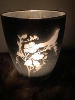 Waxinelichthouder, Overige materialen, Gebruikt, Ophalen of Verzenden, Grijs