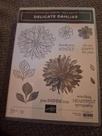 Stampin' Up! Delicate Dahlias Stempelset, Ophalen of Verzenden, Zo goed als nieuw, Clearstamp