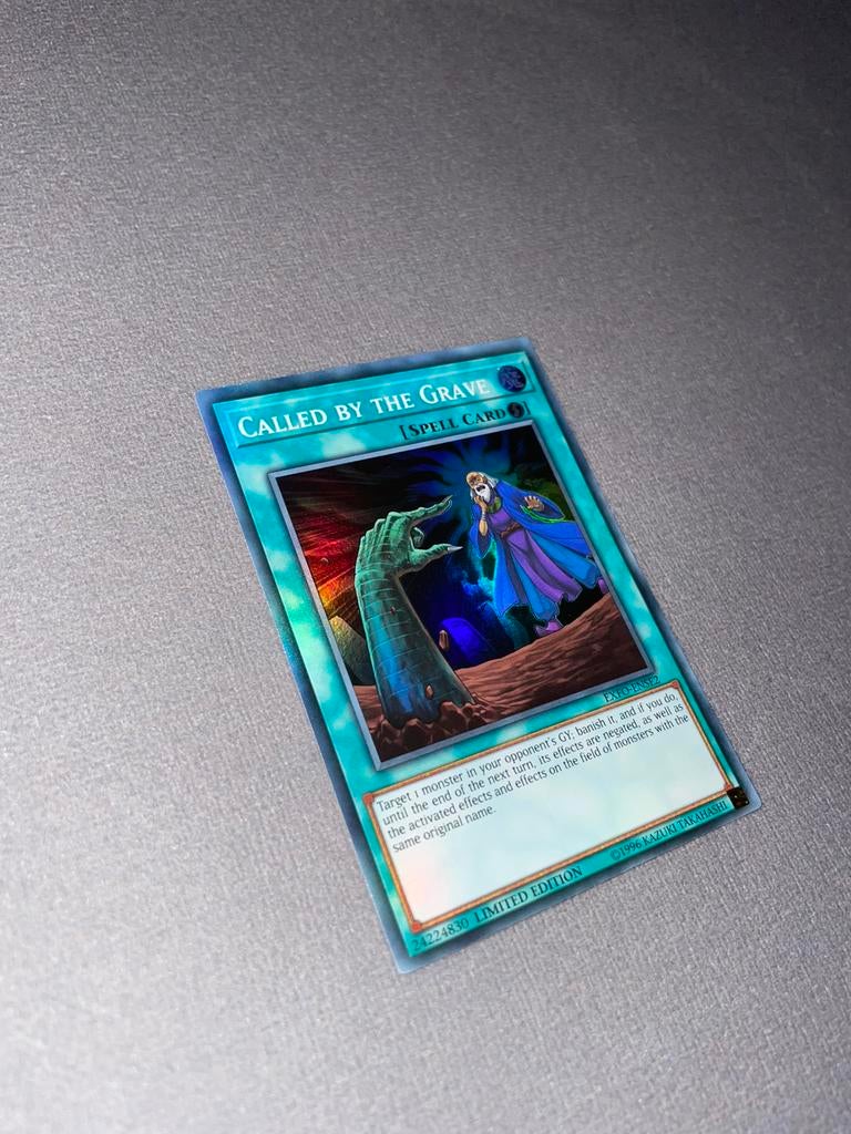 Yu-Gi-Oh! Called by The Grave - limited edition exfo-ense2, Ophalen of Verzenden, Nieuw, Losse kaart, Foil