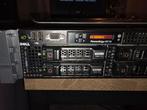 Dell PowerEdge R710 2U server met beazel en racks, Computers en Software, Servers, Ophalen, Gebruikt, 2 tot 3 Ghz, 512 GB
