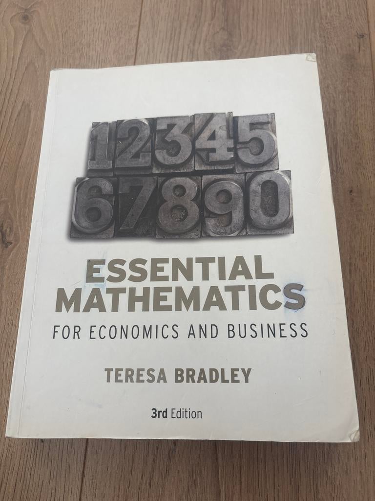 Essential Mathematics for Economics and Business - 3rd Ed., Ophalen of Verzenden, Gamma, Gelezen, HBO