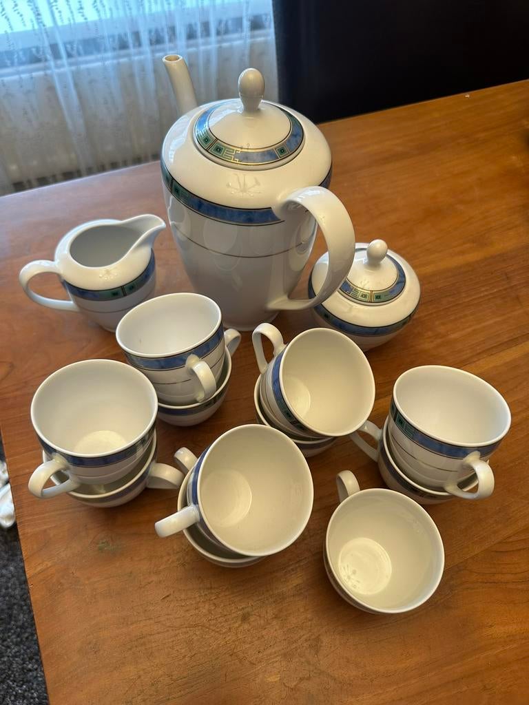 Mitterteich Bavaria thee servies 11 persoons, Ophalen of Verzenden