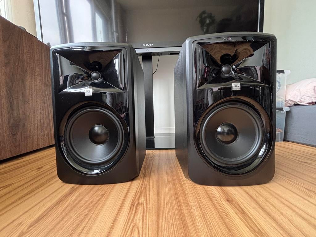 JBL professional 308P MkII monitor speakers, Audio, Tv en Foto, Luidsprekers, Ophalen, JBL, Zo goed als nieuw, 120 watt of meer