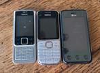 2x Nokia mobiel + 1x LG mobiel, Telecommunicatie, Mobiele telefoons | Nokia, Ophalen of Verzenden, Gebruikt, Zonder abonnement