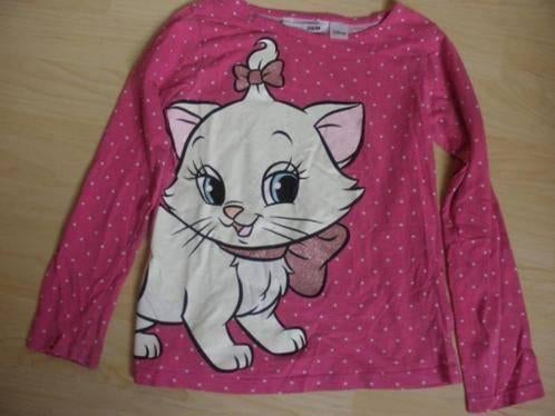 Disney shirt maat 128, Kinderen en Baby's, Disney, Meisje, Ophalen of Verzenden, Zo goed als nieuw