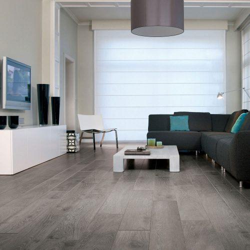 Laminaat Nantes Eik 60018 Grijs 4V-groev €14,95m2 Apeldoorn, 75 m² of meer, Nieuw, Ophalen of Verzenden, Laminaat Grijs 8mm dik