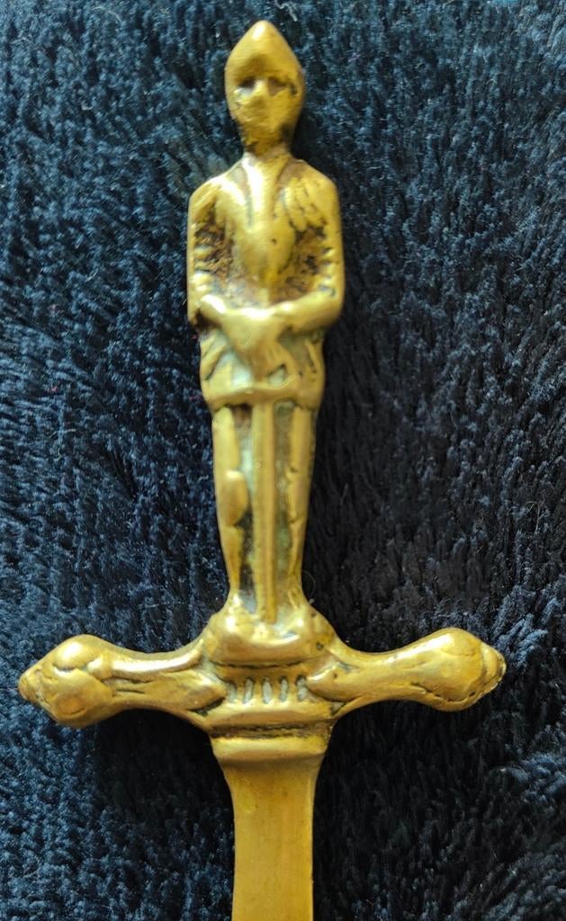 Koper jaren 50 brievenopener, Antiek en Kunst, Ophalen of Verzenden