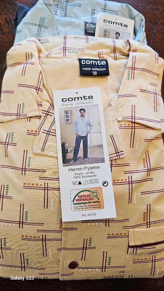 Heren pyjama's tricot, Kleding | Heren, Pyjama's, Normann, Onbekend, Ophalen of Verzenden, Onbekend