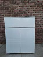 Badkamerkast wit met lade en kastdeuren 60x30x80cm, Ophalen, Overige typen, Nieuw, 50 tot 100 cm