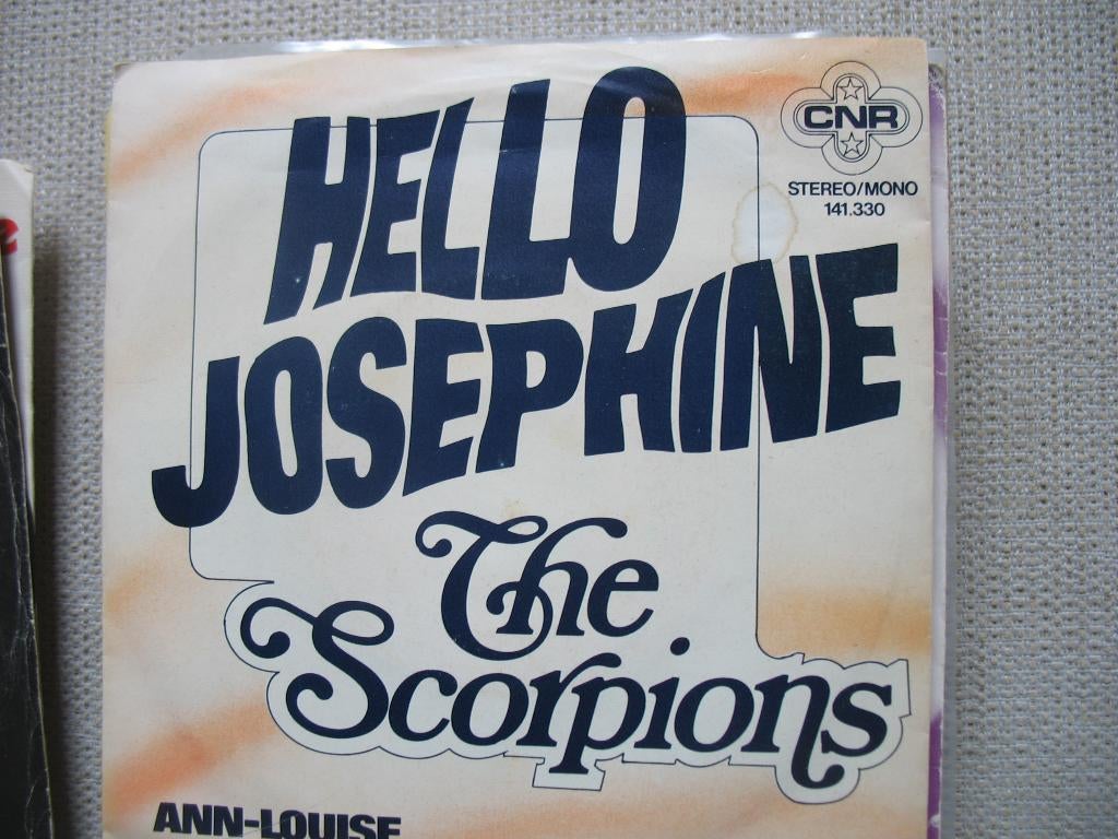The Scorpions - Hello Josephine, Gebruikt, 7 inch, Single, Ophalen of Verzenden