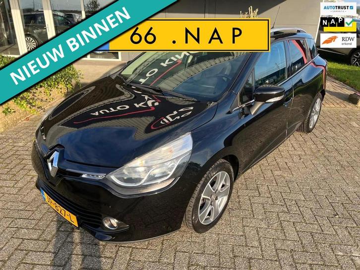Renault Clio Estate 0.9 TCe Night&Day 1E EIG/AC/CRUIS/NAV/LE, Auto's, Renault, Bedrijf, Te koop, Clio, ABS, Airbags, Airconditioning