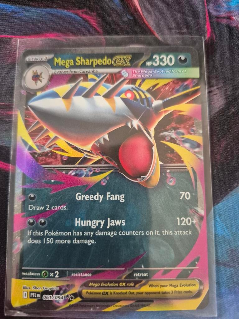 Pokémon kaarten: Mega Sharpedo EX & Mega Heracross EX PFL, Ophalen of Verzenden