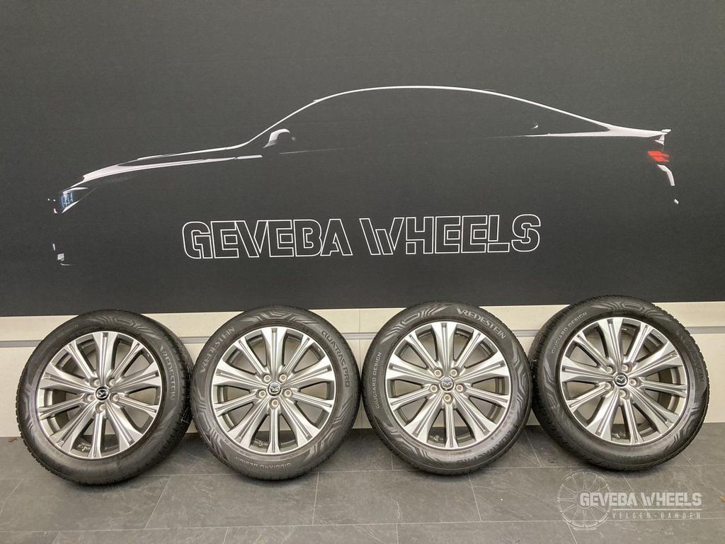 19” originele Mazda CX5 II velgen + allseason banden 5x114.3, 19 inch, Gebruikt, -, -