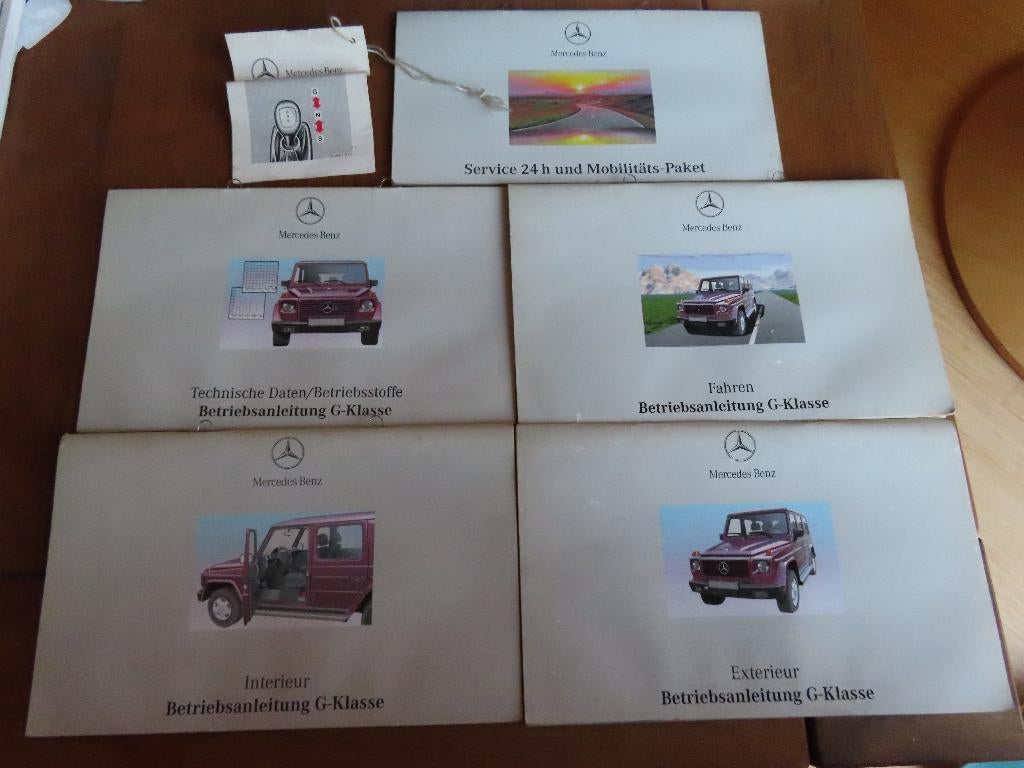 Instructieboek Mercedes G-klasse W463 1996 G 320, G 300 TD, Auto diversen, Handleidingen en Instructieboekjes, Ophalen of Verzenden