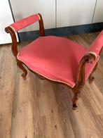 Antiek Bankje Louie XV met springveren - Fauteuiltje/Voetenb, Ophalen