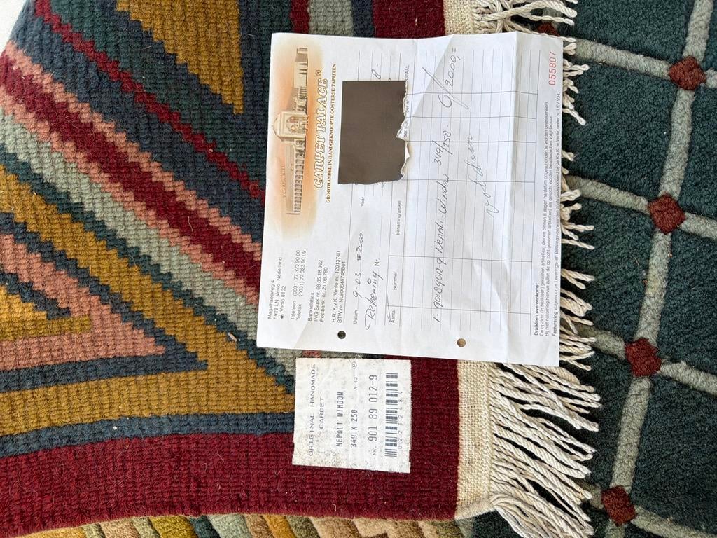 Nepalees tapijt, handgemaakt, Ophalen, Zo goed als nieuw