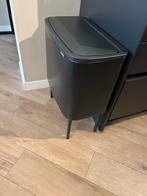 Brabantia BO Touch Bin 11 + 23 liter – Matt Black, Huis en Inrichting, Woonaccessoires | Prullenbakken, 40 liter of meer, Ophalen