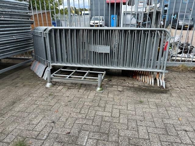 19 st. Spijlen Dranghekken - in nette staat, Ophalen, Gebruikt, IJzer, Spijlenhekwerk