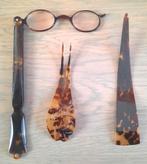 Lorgnetbril - haarkam - spatel, Ophalen of Verzenden