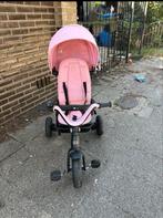 Kinderkraft roze easytwist buggy driewieler met duwstang, Ophalen, Zo goed als nieuw, Duwstang