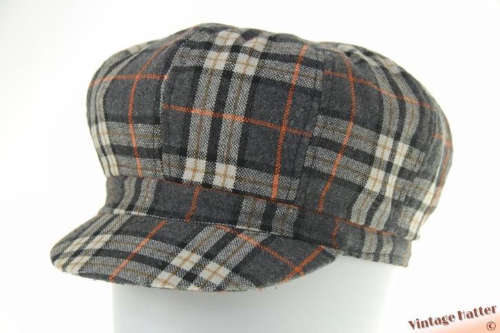 Vintage Ballonpet grijs geruit katoen mix 56-60 goede staat, Kleding | Dames, Hoeden en Petten, Zo goed als nieuw, Pet, 56 of 57 cm (M, 7 of 7⅛ inch)