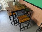 Bar Tafel met Stoelen Set, Huis en Inrichting, Ophalen, Gebruikt