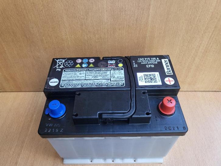 Battery VARTA  EFB  12V--59Ah--640A, Auto diversen, Overige Auto diversen, Ophalen of Verzenden