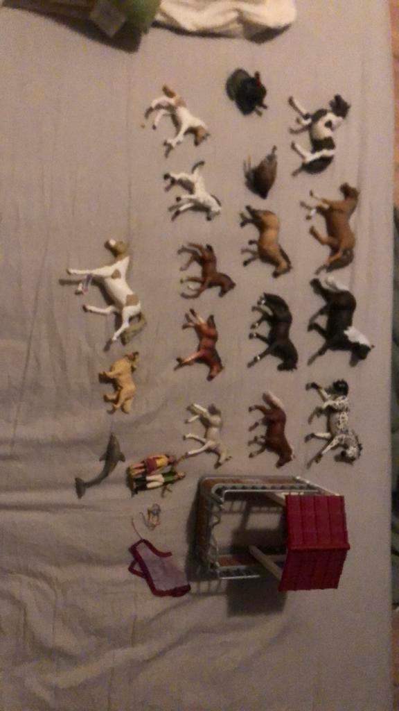 Heel veel schleich MOET SNEL WEG!, Verzamelen, Speelgoed, Ophalen of Verzenden