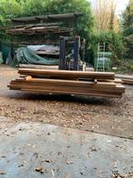 Te koop partij azobe hout voor waterbouw, Doe-het-zelf en Verbouw, Ophalen, Zo goed als nieuw, Balk, Overige houtsoorten