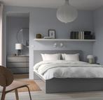 2 persoons bed malm ikea, Huis en Inrichting, Ophalen, Zo goed als nieuw, Tweepersoons