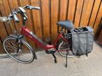 Electrische damesfiets VMG bordeaux rood, Ophalen, Zo goed als nieuw, Overige merken