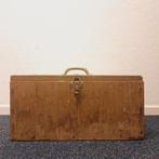 Houten Kist + Klep, Handgreep & Sluiting (45 x 35 x 22.5 cm), Minder dan 50 cm, Gebruikt, ., Minder dan 50 cm
