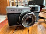 Olympus Trip 35 in zeldzame leren paraattas, Audio, Tv en Foto, Fotocamera's Analoog, Ophalen of Verzenden, Zo goed als nieuw