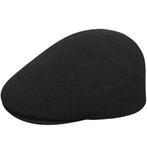 Nieuw Kangol 504 wool pet flatcap maat L zwart, Ophalen of Verzenden, Zo goed als nieuw