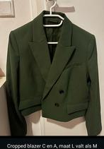 Cropped blazer C&A Maat L (valt als M), Kleding | Dames, Jasjes, Kostuums en Pakken, Maat 42/44 (L), Ophalen of Verzenden, Zo goed als nieuw