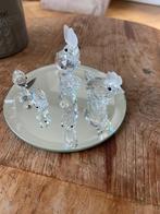 Swarovski kristallen kippen familie, Verzamelen, Swarovski, Ophalen of Verzenden, Zo goed als nieuw, Figuurtje