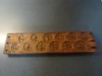 Speculaasplank sporten en vliegtuigje circa 1928, Antiek en Kunst, Curiosa en Brocante, Verzenden