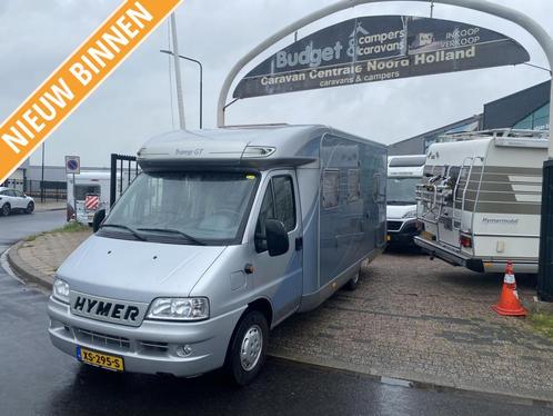 Hymer 655 GT Frans bed airco in nieuwstaat, Caravans en Kamperen, Campers, Bedrijf, Half-integraal, tot en met 4, Hymer, Diesel